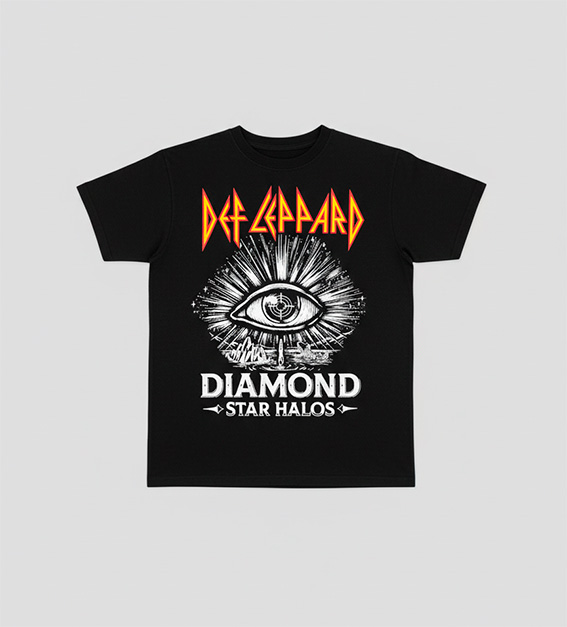 franela deff leppard star halos franela deff leppard star halos
