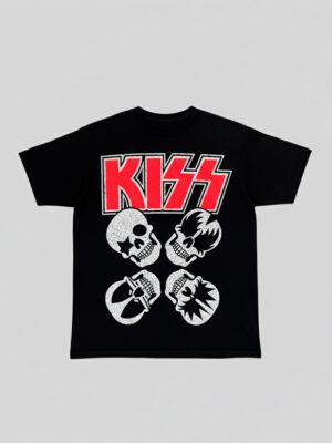 franela kiss calaveras