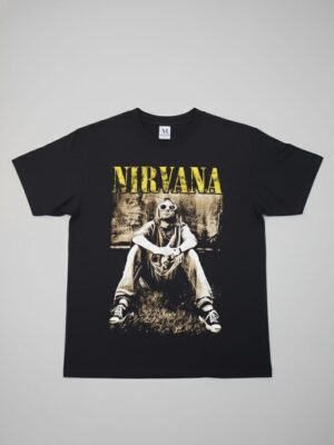 Franela Nirvana Kurt Cobain Amarilla