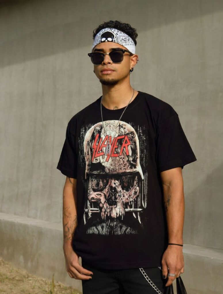 Franela Slayer Calavera