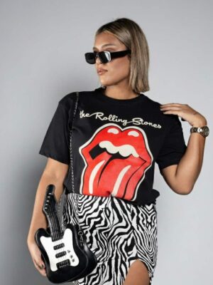 Franela The Rolling Stones Logo