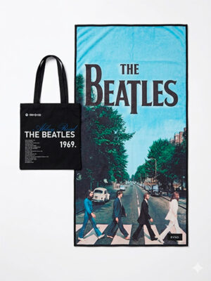 toalla con tote bag the beatles
